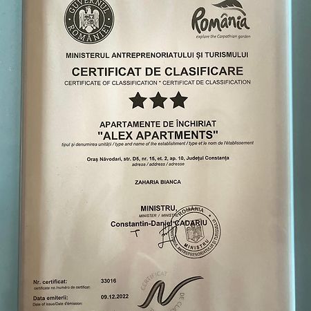 Alex Apartments Năvodari Екстериор снимка