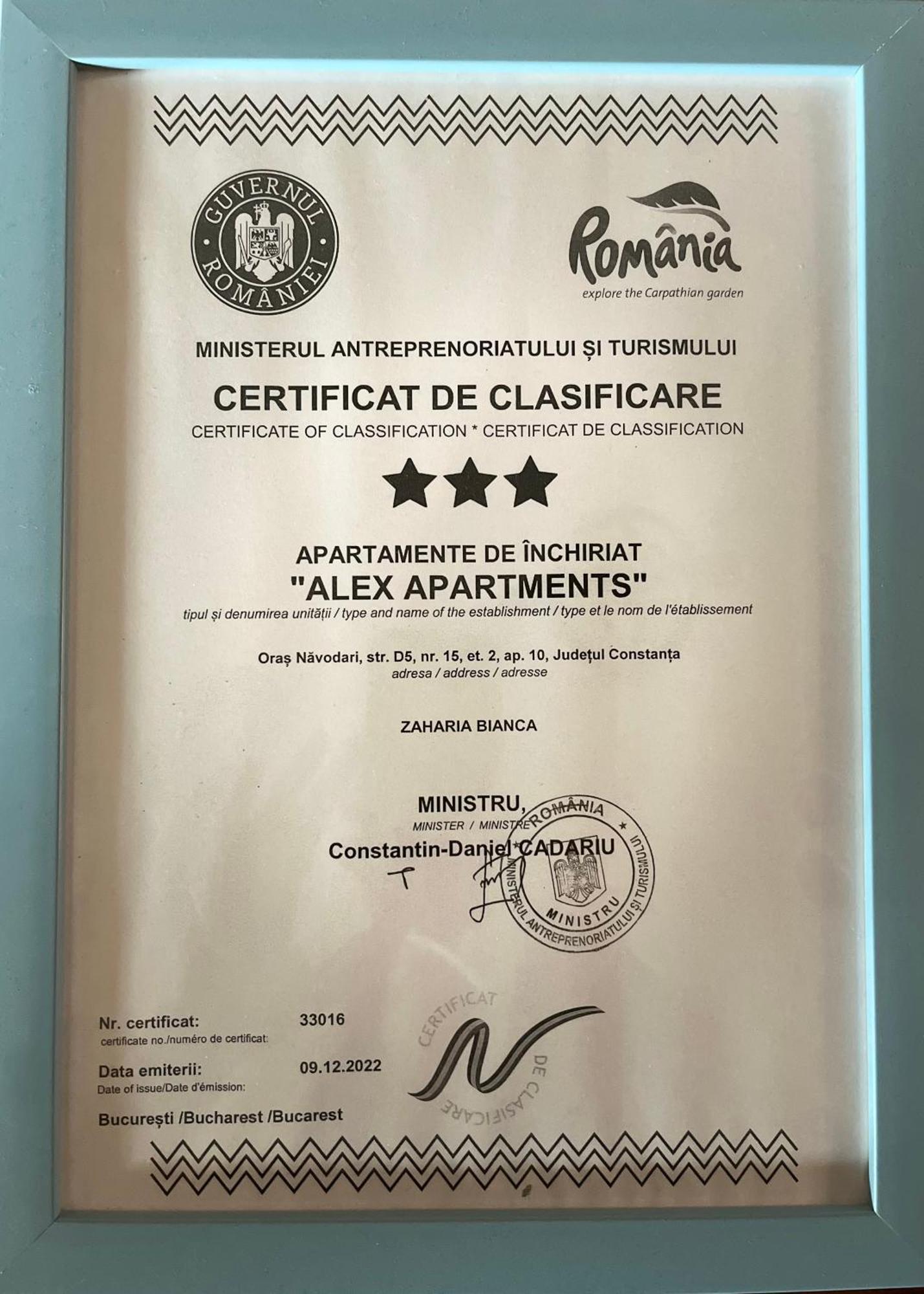 Alex Apartments Năvodari Екстериор снимка